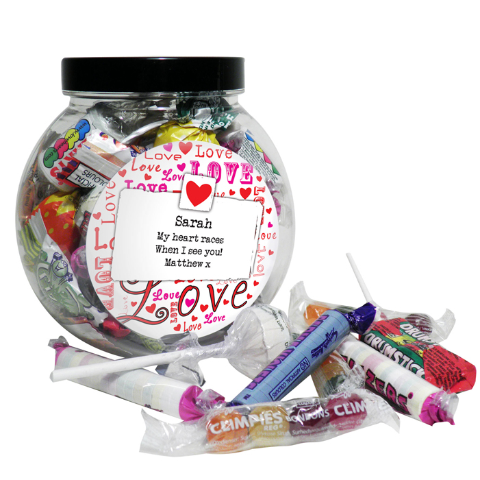 Lots of Love Valentines Sweet Jar